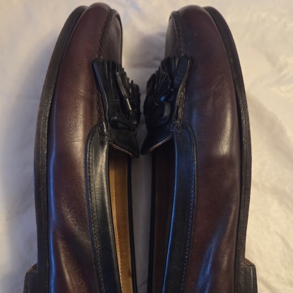 Cole Haan Men’s Brown Moccasin/Loafer with Black Fringe and Tassels size 9 - Picture 6 of 8